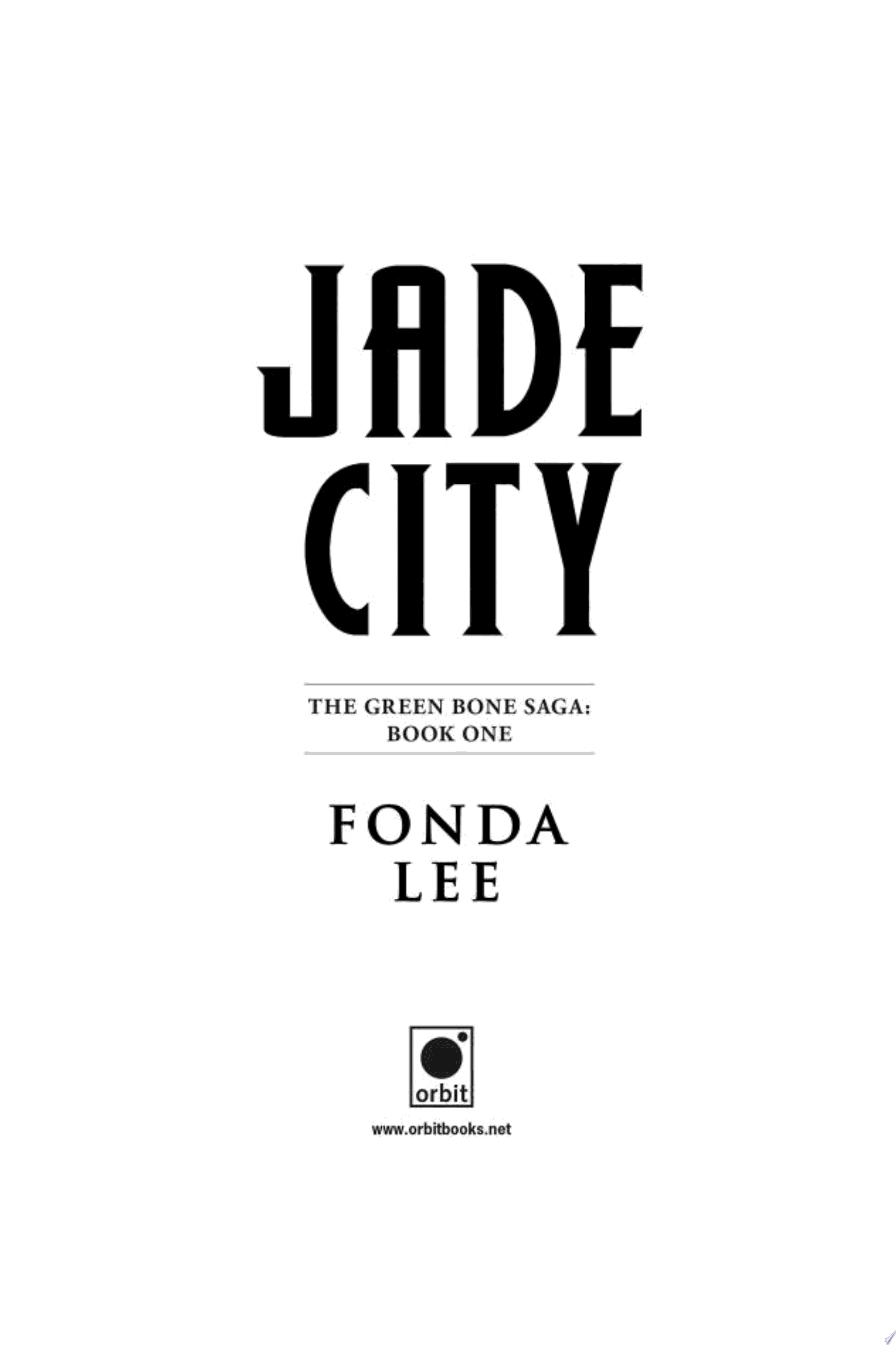 Image for "Jade City"