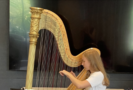 Harpist Eva
