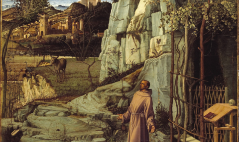 Giovanni Bellini - ca. 1475 - St. Francis in the Desert