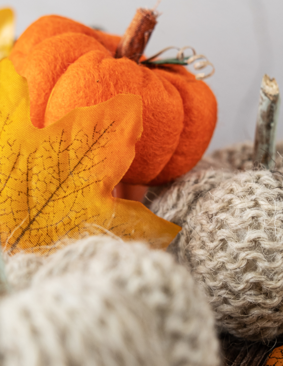 fabric pumpkins