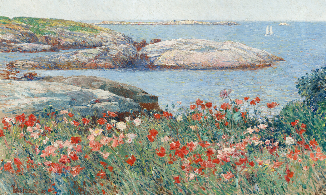 Childe Hassam, 1891, Poppies