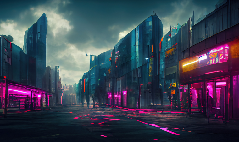Neon City Streets